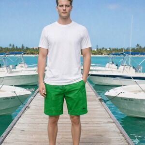 Tommy Bahama Men's Green Bathing Suit Swim Trunks